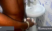 hot teen masturbates in the shower