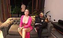 Busty Blonde Cuckolds Husband With Friend