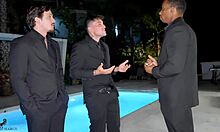 Threesome and double penetration for this paid whore