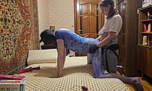 Anastasia mistress fucks slave with strapon for anal submission