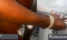 hot teen masturbates in the shower