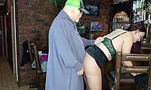 housewife doing the alien from out of space