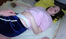 stepsister fights boredom with her pussy