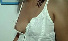 at beach stepmother undresses while i jerk off