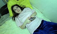 stepsister fights boredom with her pussy