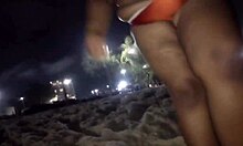 Me Exibindo Na Praia Aproveitei E Fiz Um Xixi Gostoso