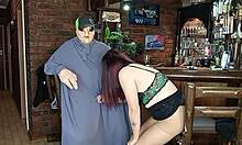 housewife doing the alien from out of space
