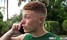hot tennis player threesome fucks step cousins