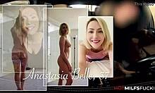 milf anastasia tries first casting sex