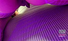 mexican girl rides in pov with banana