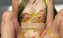 girl masturbates in sexy underwear day 21