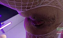 mexican girl rides in pov with banana