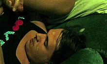 Hot babe gets anal fingered and milked
