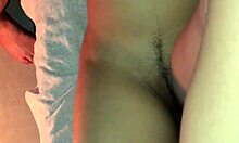 paid rent by fucking landlord while cuckold husband waits