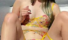 girl masturbates in sexy underwear day 21