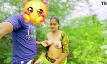 Cute village girl loses virginity in jungle forest