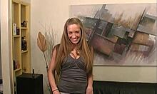 megan rides vibrator for bf