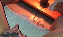 paid rent by fucking landlord while cuckold husband waits