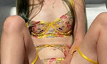 girl masturbates in sexy underwear day 21