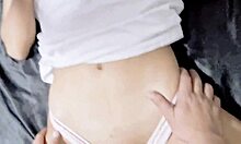 Schoolgirl loves cum in her tight pussy