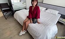 Johntronx meets the cutest thai girl and fucks her in clothes