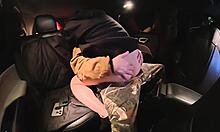 Husband picks wife up after date and sex in backseat