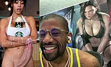 the most gorgeous starfucks transgender cumming hard trans short stack stroking her huge girl cock big breast slut cums while getting fucked big breast asuka cumming ai generated
