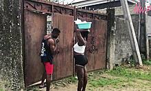 horny black boy fucks sexy water seller in bedroom 😈