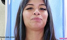 captivating brunette stunner talks about her first sex experience