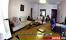 amateur black milf gets slammed rough in casting