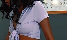 ebony stepsisters work in office