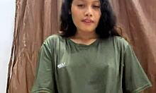 She looks innocent but she loves to masturbate her pussy every day
