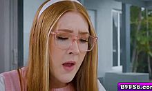 Bffs8 com shows nerd ladies sharing one lucky guys hard cock