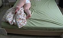 home camera watches chubby wife masturbate in white panties