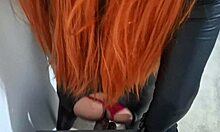 Bubble ass trans black widow anal fucking herself during secret mission
