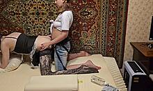 anastasia mistress fucks slave with strapon anal submission