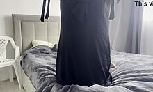 I caught my arab stepmom having phone sex and banged her