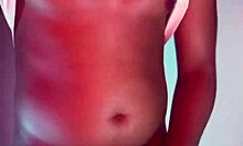 labeto hot red room light masturbation