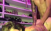 Sara Blonde Gets Bull Cock While Boyfriend Away