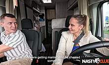 Runaway bride marica chanelle cheats with rv couple outdoors