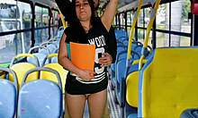 i showed my cock to a student on a crowded bus