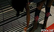 Intense Passion in Rough Doggystyle Blowjob