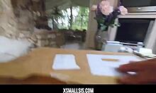 dirty young 18+ slut pounded in butt by stepbrother with blowjob 😏🍑