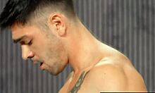 Straight Guy Gets Gay Roommate's Deepthroat Help