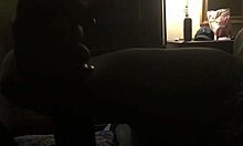 Amateur Ebony Chick Gives Sloppy Head On Big Ass