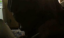 Amateur Ebony Chick Gives Sloppy Head On Big Ass