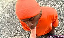 Black thug chats about getting his ass pounded hard by a big interracial cock.