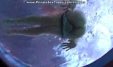 Amateur Brunette Sucks Cock And Fucks Outdoors