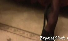 Amateur sexy blonde milf teases wet pussy with big tits 😏