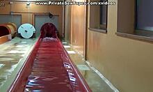 Amateur Brunette Sucks Cock And Fucks Outdoors